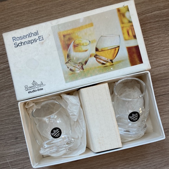 Rosenthal rare schnaps-Ei glass new in box - Picture 13 of 14